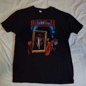 RUSH 'Moving Pictures' Album Inspired Artwork Tee Size XXL (fits like an XL)